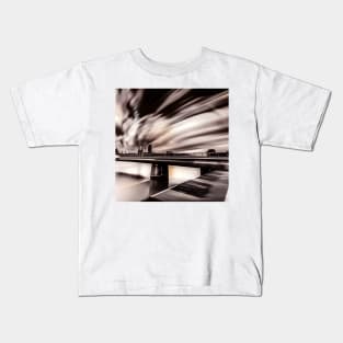 Melbourne Docklands Dramatic Landscape Photo Kids T-Shirt